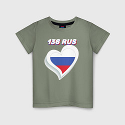 Детская футболка 136 регион Воронежская область