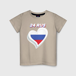 Детская футболка 24 регион Красноярский край