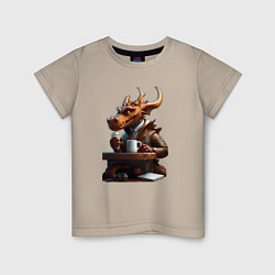 Детская футболка Кофе-брейк дракона