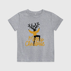 Детская футболка Олень Рождества