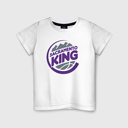 Детская футболка Sacramento king