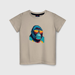Детская футболка Стильная горилла