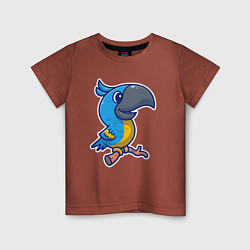 Детская футболка Попугайчик