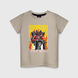 Детская футболка Спикермен на троне