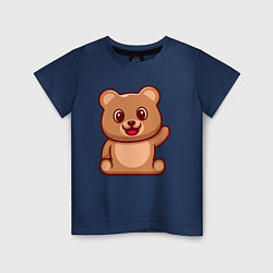 Детская футболка Привет от медвежонка