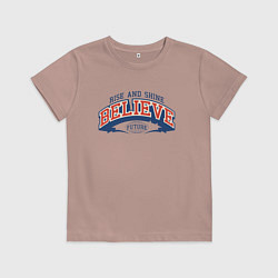 Детская футболка Rise and shine believe