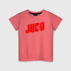 Детская футболка Judo red