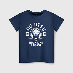 Детская футболка Джиу-джитсу тренируйся как зверь