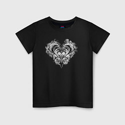 Детская футболка Сердце узоры