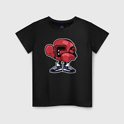 Детская футболка Человечек боксёр
