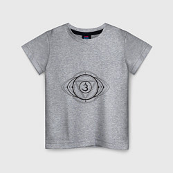 Детская футболка Аджна чакра - символ аюрведы