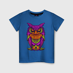 Детская футболка Purple owl