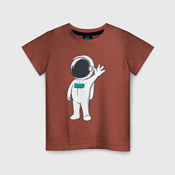 Детская футболка Привет от космонавта