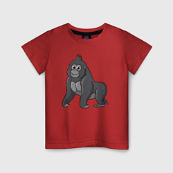 Детская футболка Милая горилла