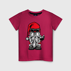 Детская футболка Санта Клаус - гном