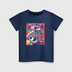 Детская футболка Помни и Кейн Удивительный цифровой цирк