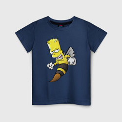 Детская футболка Барт Симпсон шершень - перевоплощение
