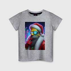 Детская футболка Simpson Claus - cyberpunk