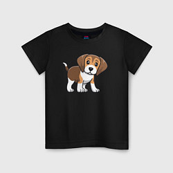 Детская футболка Любопытный пёсик