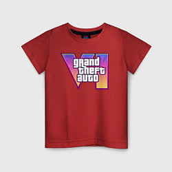 Детская футболка Gta 6 официальное лого
