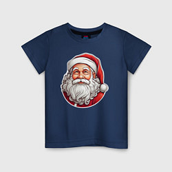 Детская футболка Санта клаус иллюстрация-стикер