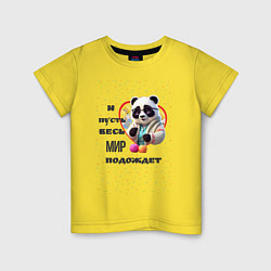 Детская футболка Бабушка панды