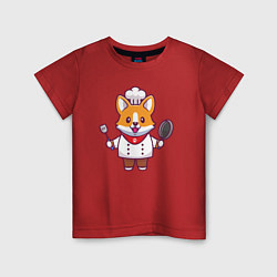 Детская футболка Пёсик повар