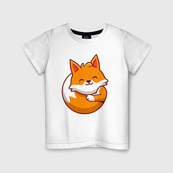 Детская футболка Orange fox