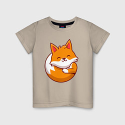 Детская футболка Orange fox