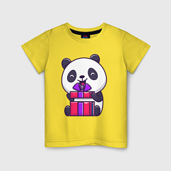 Детская футболка Панда с подарком