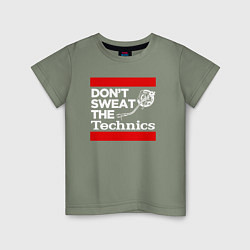 Детская футболка Dont sweat the Technics