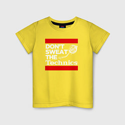 Детская футболка Dont sweat the Technics