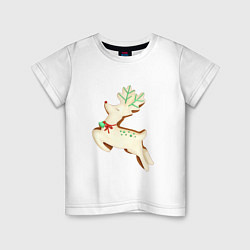 Детская футболка Имбирный пряник олень
