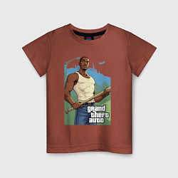 Детская футболка GTA - Карл Джонсон