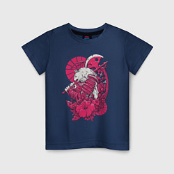 Детская футболка Медведь - самурай