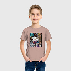 Футболка хлопковая детская Bring Me the Horizon - music, цвет: пыльно-розовый — фото 2