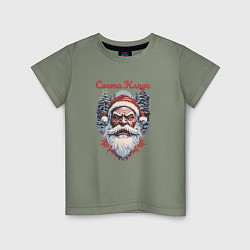 Детская футболка Безумный Санта