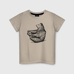 Детская футболка Медведь дурачится