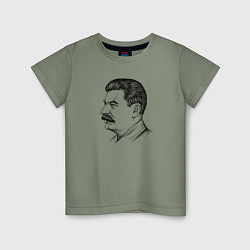 Детская футболка Сталин в профиль