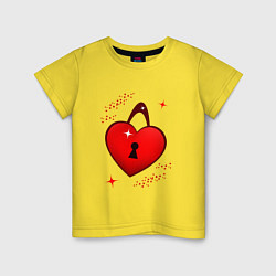 Детская футболка Сердце замок