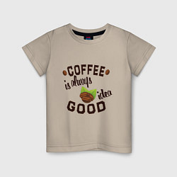 Детская футболка Кофе хорошая идея