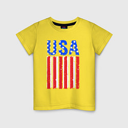 Детская футболка America flag