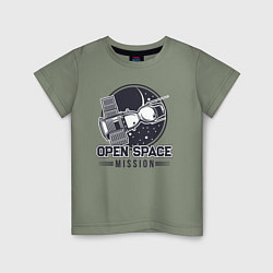 Детская футболка Миссия открытый космос
