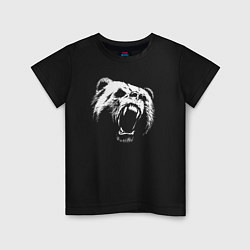 Детская футболка Медведь рычащий