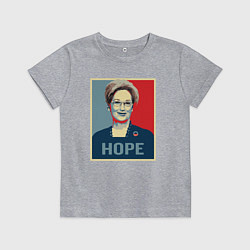 Детская футболка Мерил Стрип надежда