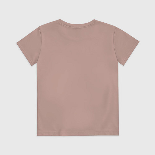 Детская футболка Bulls logo with hands / Пыльно-розовый – фото 2