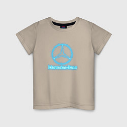 Детская футболка Mercedes-benz blue