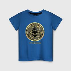 Детская футболка Ethereum крипта монета