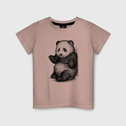 Детская футболка Детеныш панды