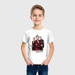 Футболка хлопковая детская Depeche Mode - a band of the universe, цвет: белый — фото 2